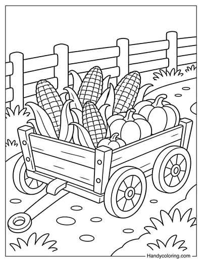 Corn Harvest Wagon