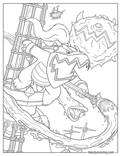 Cosmic Bowser Jr. Paints Chaos