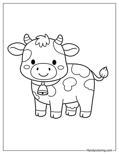Cow Standing Simple