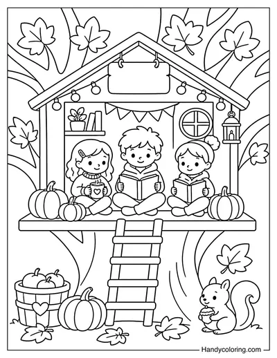 Cozy October Treehouse