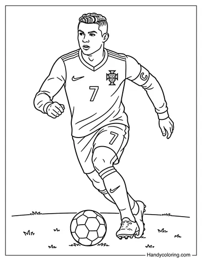 CR7 Running Dribble