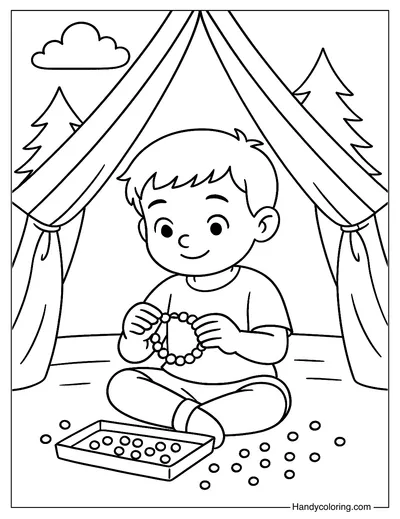 Craft Time Coloring Page