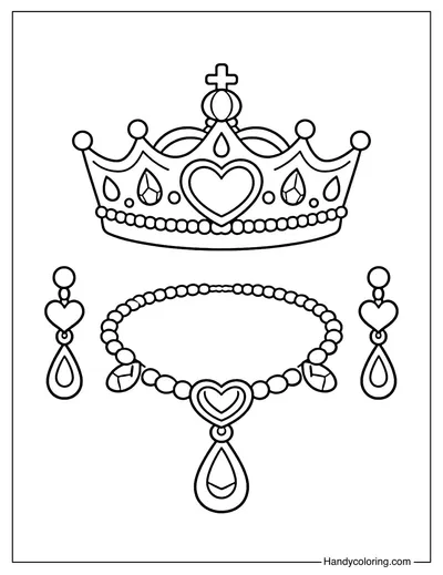 Crown and Jewelry Set Page