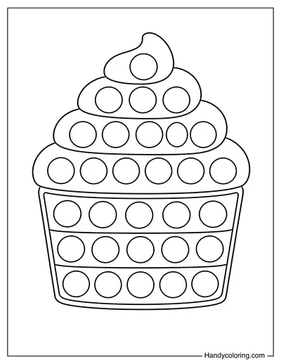 Cupcake Pop It with Swirl Top