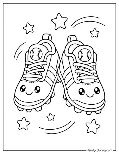 Cute Baseball Shoes