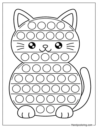 Cute Cat Pop It