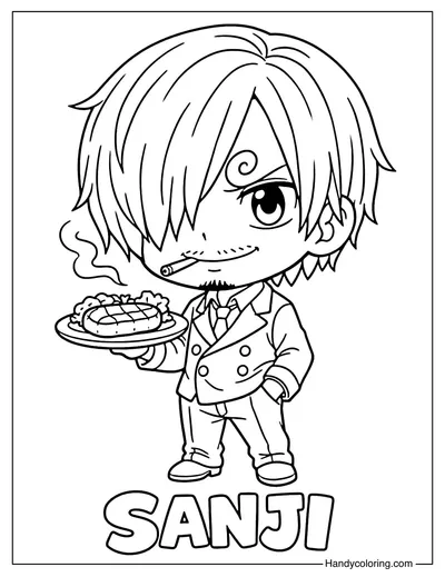 Cute Chibi Vinsmoke Sanji
