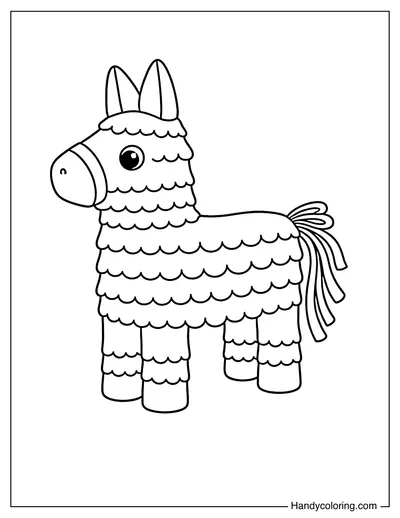 Cute Donkey Pinata