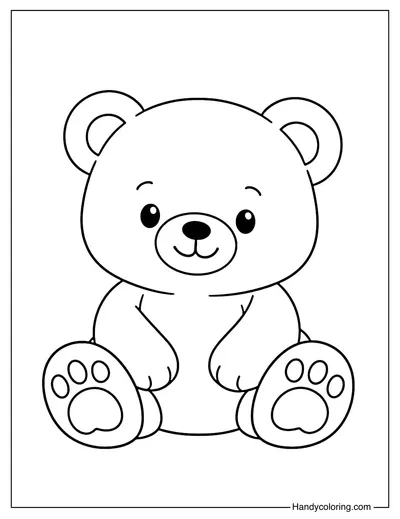 Cute Sitting Teddy Bear