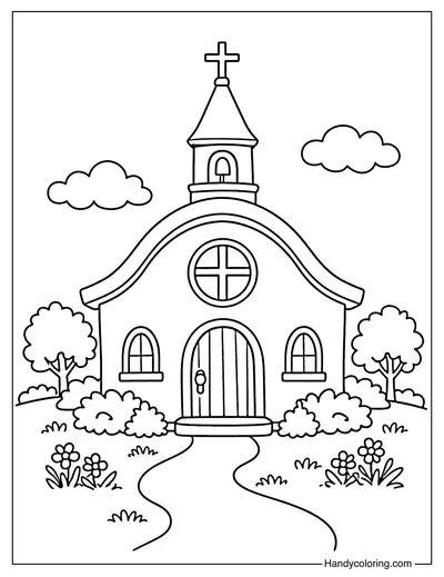 Cute Small Church Building