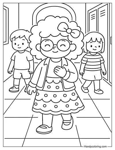 Dare to Be Different Coloring Page