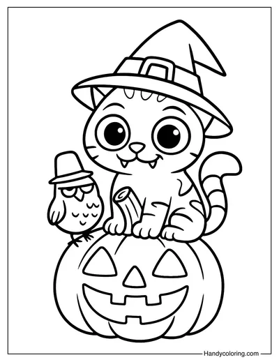 Derpy and Sussie with Halloween Pumpkin