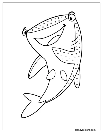 Destiny Finding Dory Coloring Page