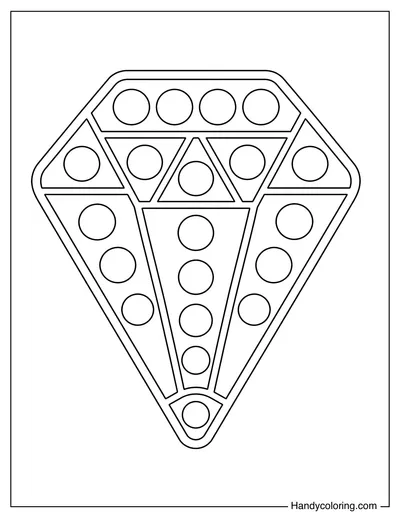 Diamond Shape Pop It