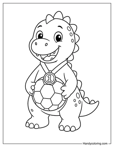 Dinosaur Soccer Champion