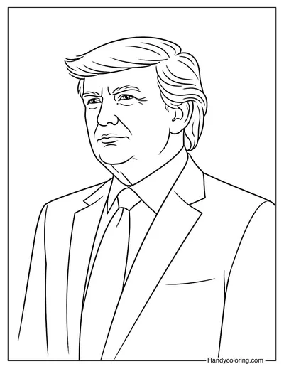 Donald Trump Coloring Book