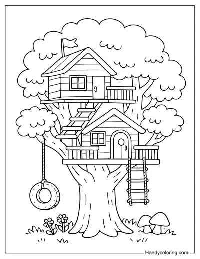 Double Level Treehouse