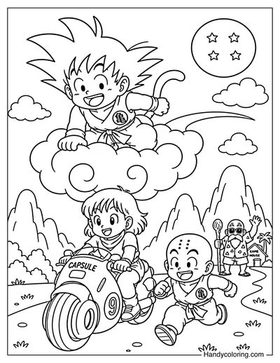 Dragon Ball Adventure Scene