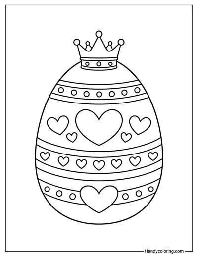 Easter Egg with Crown