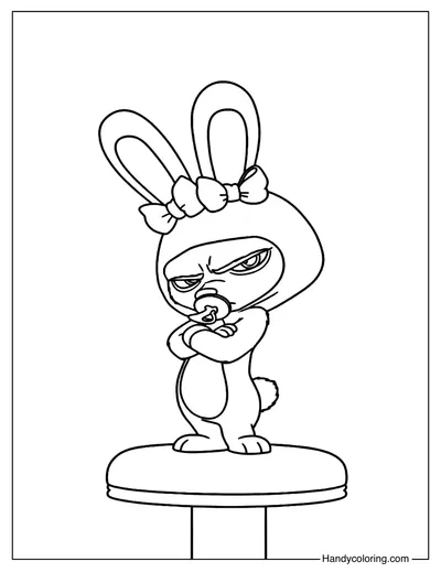 Finnick Coloring Page
