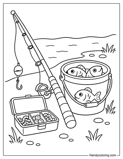 Fishing Gear on the Shore