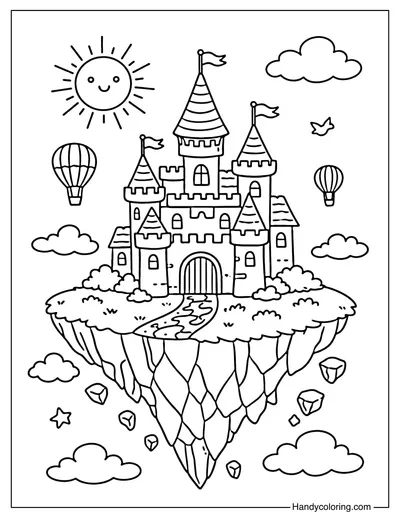 Floating Island Castle