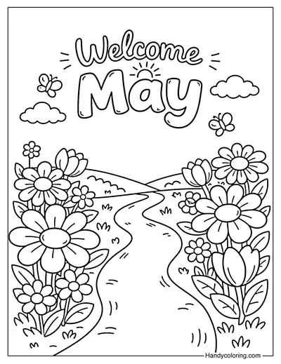 Flower Path in May
