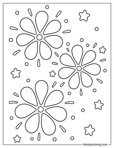 Flower Shape Fireworks