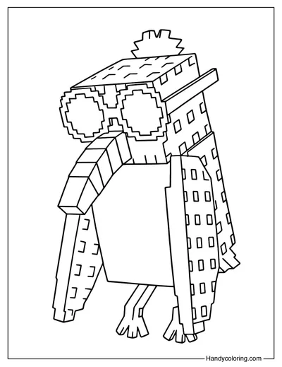 Fluriflura Steal a Brainrot Coloring Page