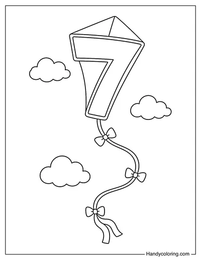 Flying Kite Number Seven