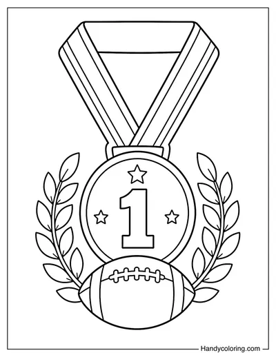 Football Champion Medal
