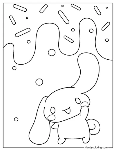 Free Cinnamoroll Coloring Page