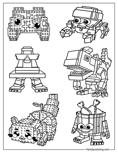 Free Plants vs Brainrots Coloring Page Roblox