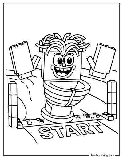 Free Spaghetti Tualetti Coloring Page Printable
