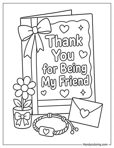 Friendship Day Keepsake Card