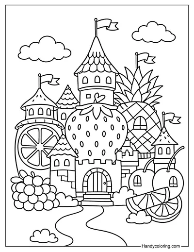 Fruit Garden Castle for Kids