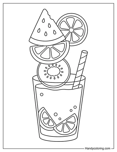 Fruit Stack Drink Tower