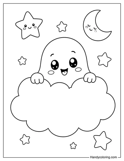 Ghost Peeking from a Cloud