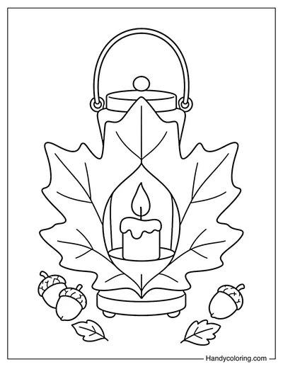 Giant Maple Leaf Lantern