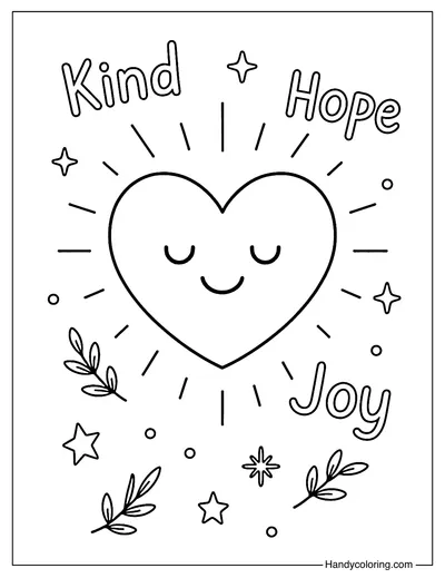 Glow From Within Coloring Page