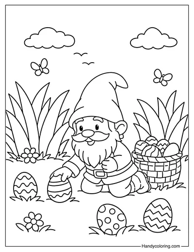 Gnome Hunting Easter Egg