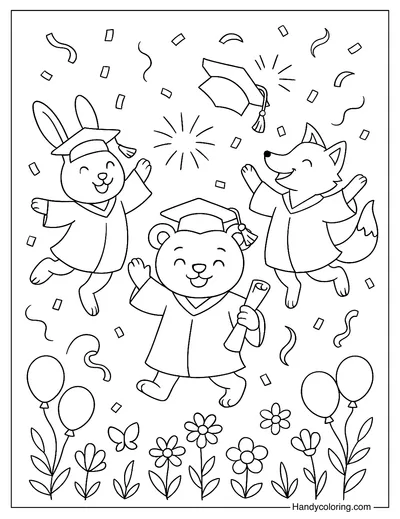 Graduation Animals Parade Page