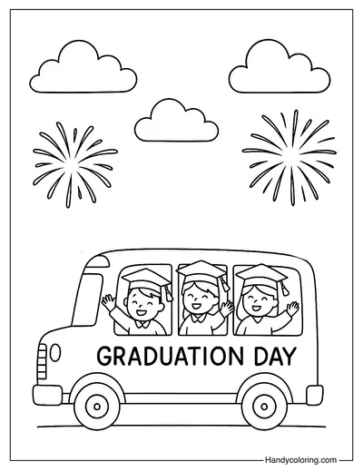 Graduation School Bus Page