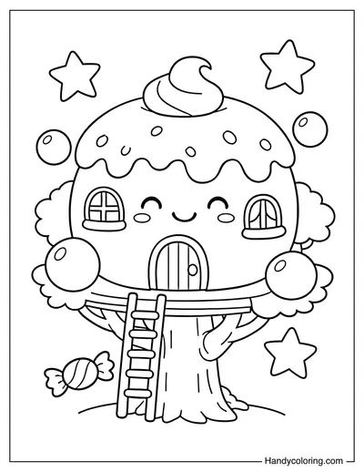 Gummy Candy Treehouse