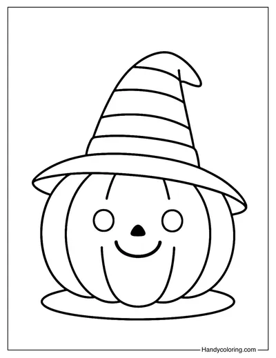 Halloween Pumpkin Coloring for Kids