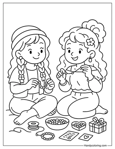 Handmade Gifts Coloring Page