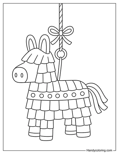 Hanging Donkey Pinata