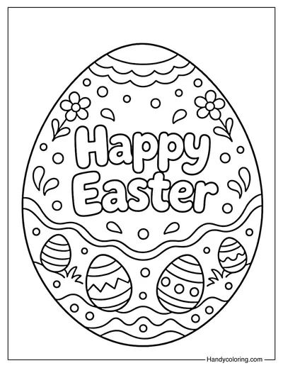 Happy Easter Egg For Kids