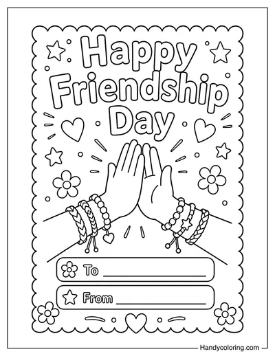 Happy Friendship Day Card