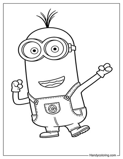 Happy Minion Kevin Dancing